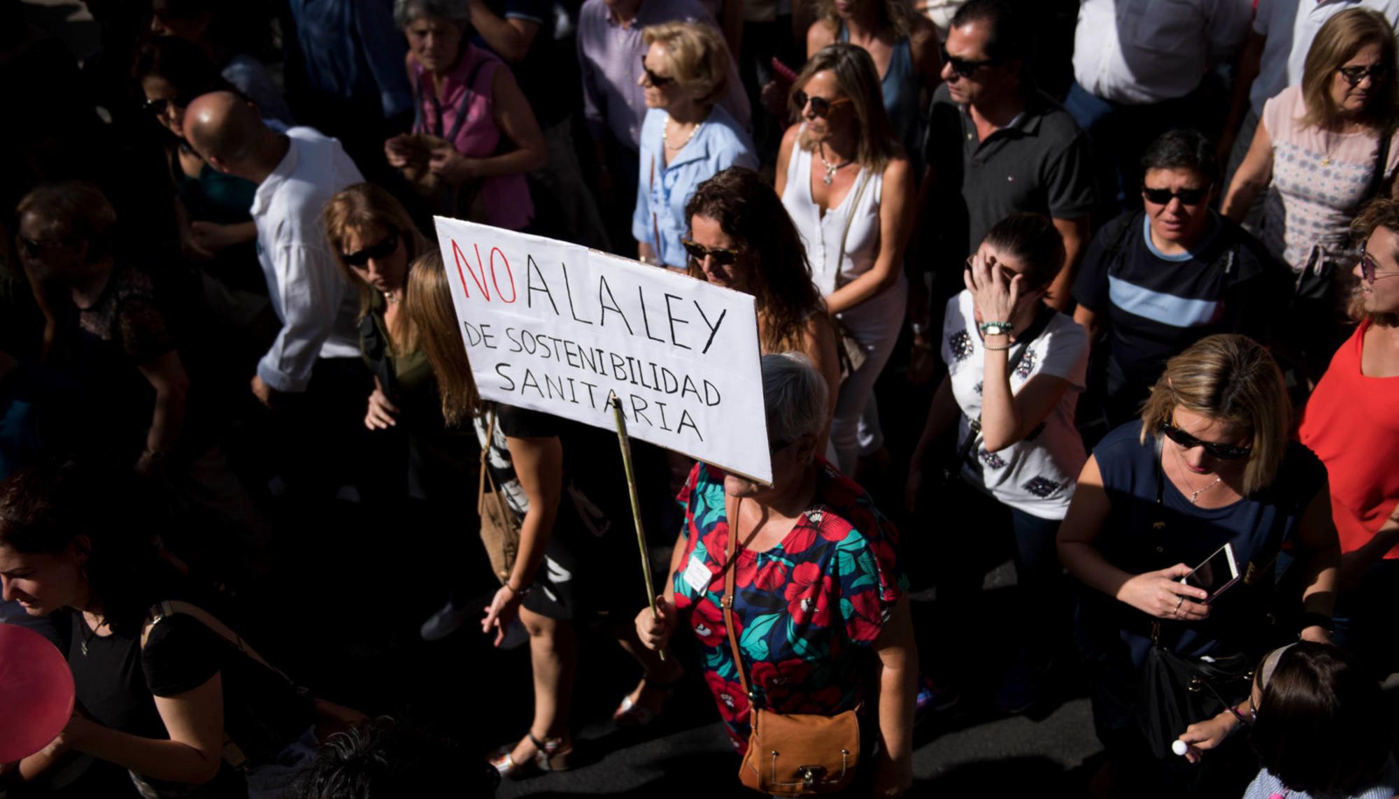 Manifestación Sanidad Pública Granada 15 octubre
